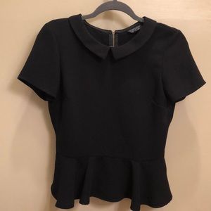 Topshop peplum top